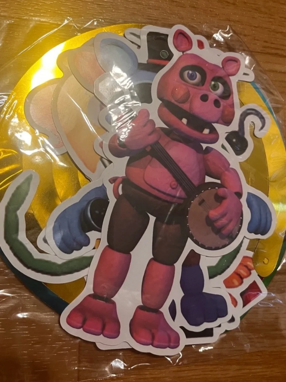 Five Nights at Freddys Birthday Party Decorations Lot FNAF Backdrop Cutouts